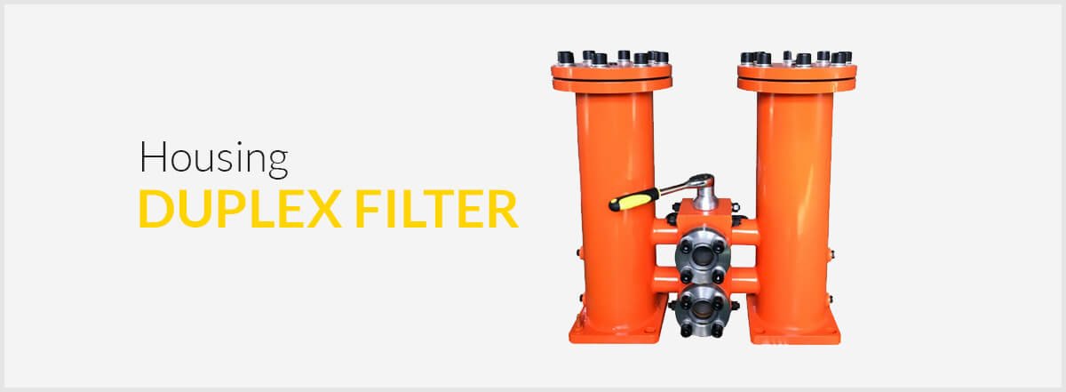 Duplex filter housing