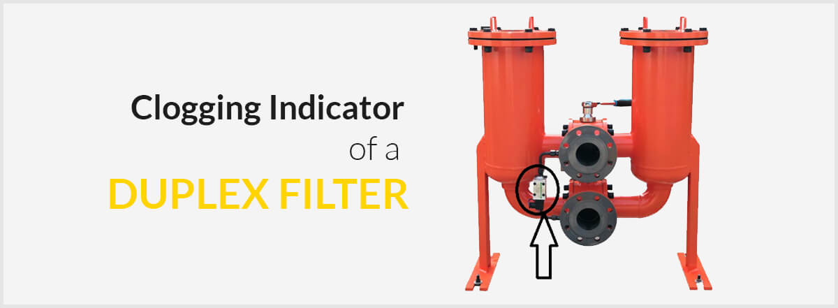 A clogging indicator
